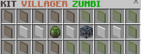 KIT VILLAGER ZUMBI