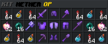 KIT NETHERITE OP